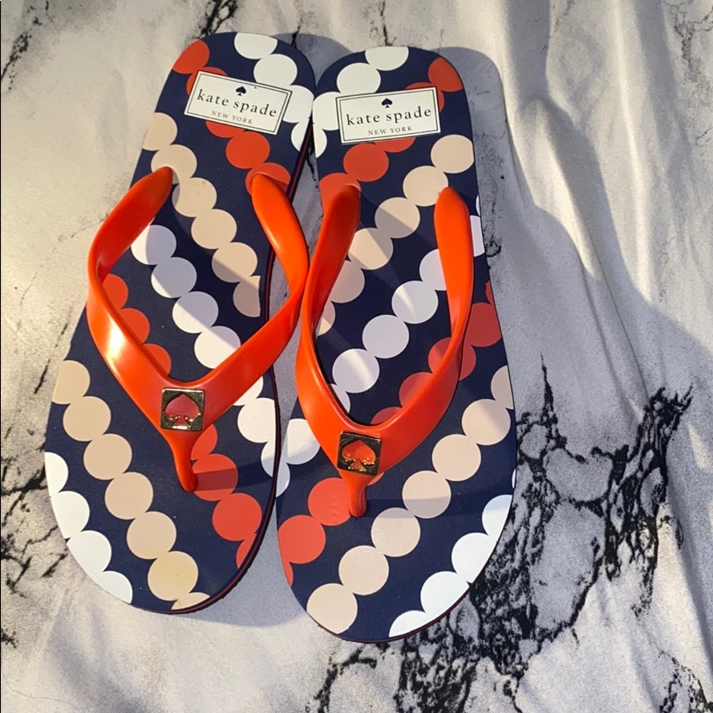 Kate Spade Flip Flops - Never worn